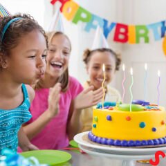 Makaron Renkli Spiral İnce Pasta Mumu 14 cm  - 6 Adet