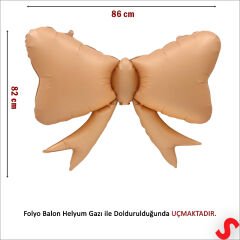 Fiyonk Folyo Balon, 86 cm x 82 cm - Retro Karamel