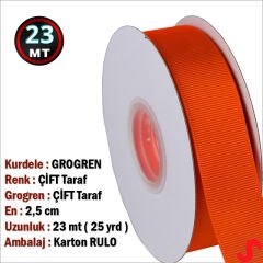 Grogren Kurdele, 2,5 cm x 23 mt - Kırmızı