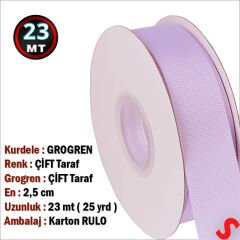 Grogren Kurdele, 2,5 cm x 23 mt - Lila