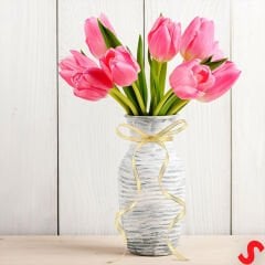 Parlak Simli Organze Kurdele, 1 cm x 23 mt - Altın