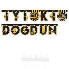 İnşaat Partisi İyiki Doğdun Yazı - 2 mt