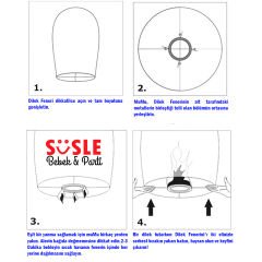 Dilek Feneri, Dilek Balonu Pembe - 1 Adet