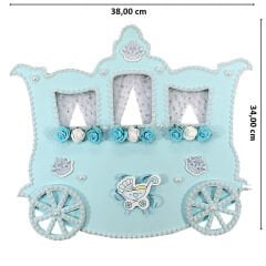 Fayton Ahşap Kapı Süsü, Mavi