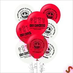 23 Nisan Kutlu Olsun Pastel Balon - 23 cm x 8 Adet