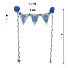 Pasta Süsü 27cm x 15cm, TWO - Mavi