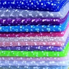 Puantiyeli Kristal Tül - 70 cm x 8,00 mt