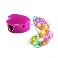 Multi Renk Işıklı 3 mt x 30 Ledli Pilli Peri Led Işık