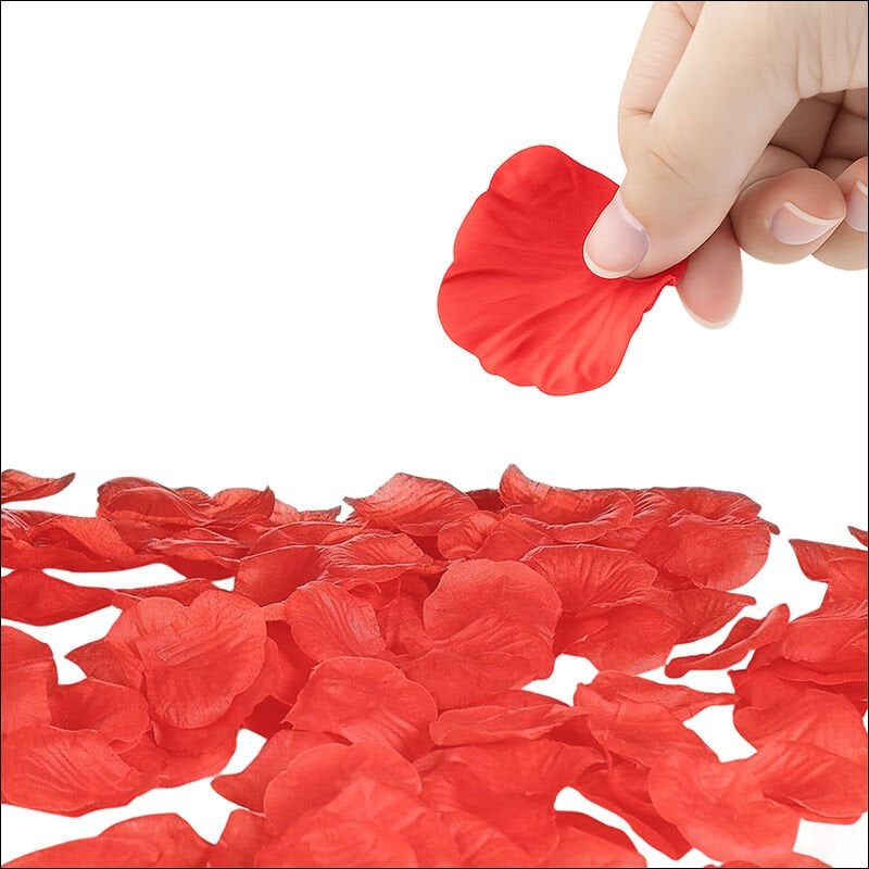 Yapay Gül Yaprakları, 144 Adet - Kırmızı