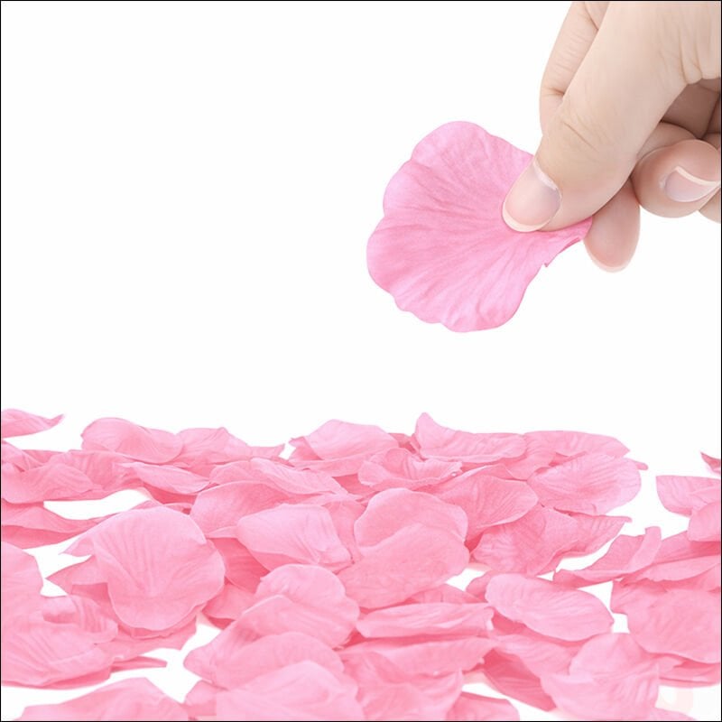 Yapay Gül Yaprakları, 144 Adet - Pembe