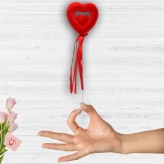 Kalp Çubuk İç İçe Kalp, 21 cm x 4,5 cm - 1 Adet