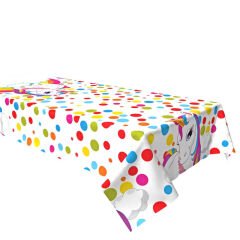 Unicorn, Rainbow Masa Örtüsü, 120 cm x 180 cm