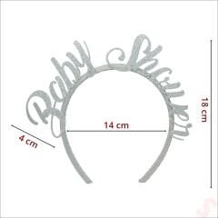 Baby Shower Taç - Gümüş