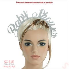 Baby Shower Taç - Gümüş