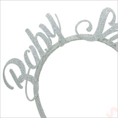 Baby Shower Taç - Gümüş