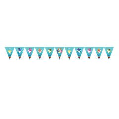 Baby Shark Üçgen Bayrak Flama - 3,20 mt.