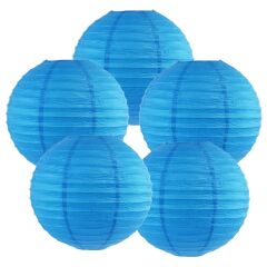 Kağıt Top Fener, 25,00 cm - Mavi