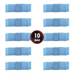 Grogren Fiyonk, 5,5 x 1,5 cm - 10 Adet - Renk Seçenekli - MAVİ