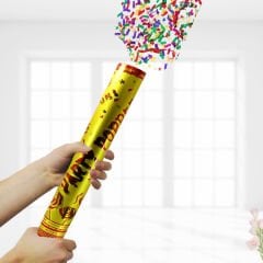 Kağıt ve Metalize Parçalı Konfeti 40 cm