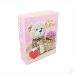 Bebek Fotoğraf Albümü, Kutulu ve 40 Resimlik, Pembe