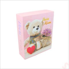 Bebek Fotoğraf Albümü, Kutulu ve 40 Resimlik, Pembe