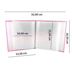 Bebek Fotoğraf Albümü, Kutulu ve 40 Resimlik, Pembe