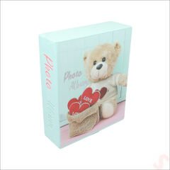 Bebek Fotoğraf Albümü, Kutulu ve 40 Resimlik, Mavi