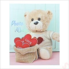 Bebek Fotoğraf Albümü, Kutulu ve 40 Resimlik, Mavi