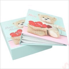 Bebek Fotoğraf Albümü, Kutulu ve 40 Resimlik, Mavi