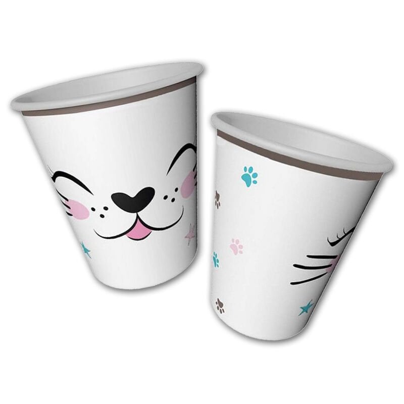 Miss Cat Karton Bardak - 8 Adet