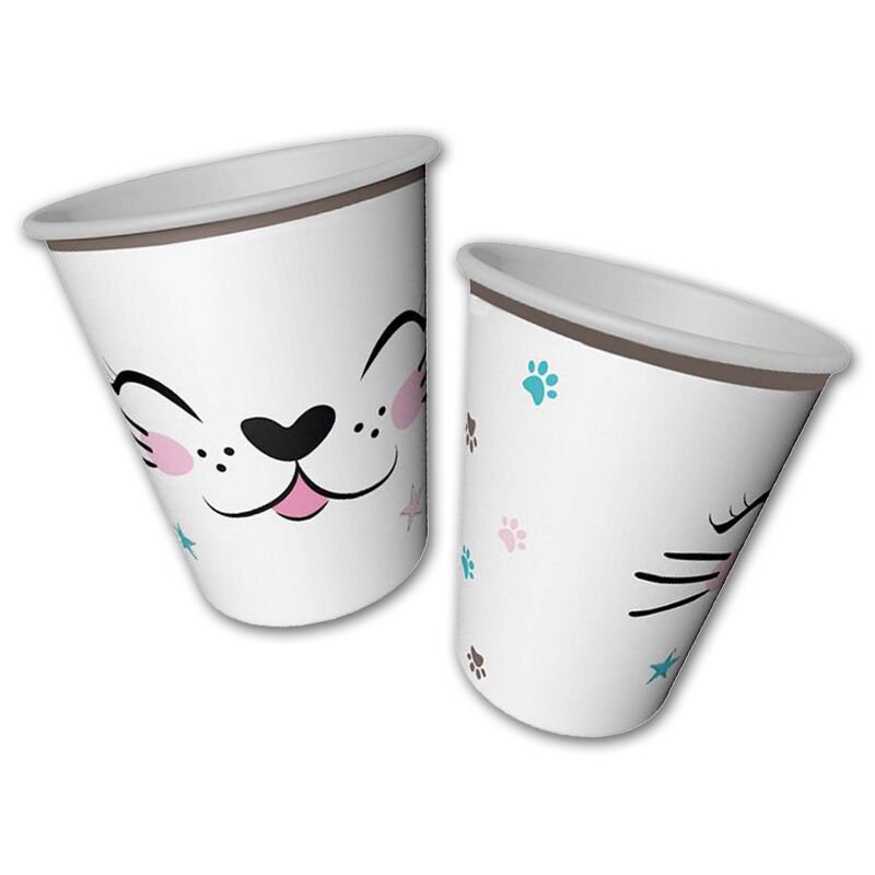 Miss Cat Karton Bardak - 8 Adet