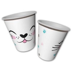 Miss Cat Karton Bardak - 8 Adet