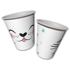 Miss Cat Karton Bardak - 8 Adet