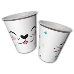 Miss Cat Karton Bardak - 8 Adet