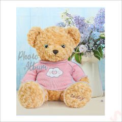 Bebek Fotoğraf Albümü, Kutulu ve 40 Resimlik, Mavi