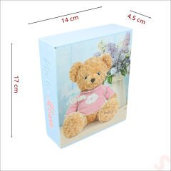 Bebek Fotoğraf Albümü, Kutulu ve 40 Resimlik, Mavi