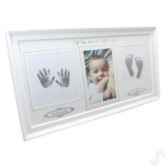 Bebek El ve Ayak İzli Resim Çerçevesi, 39cm x 21cm