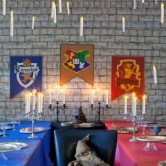 Dekoratif Pilli Led Şamdan ve Pasta MuMu, 25 cm x 2 cm - Kırmızı