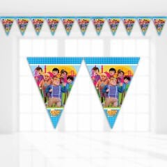 Rafadan Tayfa Üçgen Bayrak Flama - 3,20 mt.