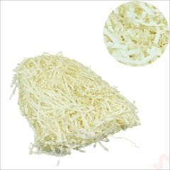 Zikzak Kırpıntı Kağıt Paketleme Dolgu Malzemesi, 50 gr - Krem