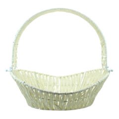 Saplı Oval Sepet, 36 cm, Orta Boy