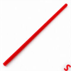 Şönil Çubuk 8 mm Kalınlık 30 cm Uzunluk, 100 adet - Kırmızı