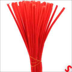 Şönil Çubuk 8 mm Kalınlık 30 cm Uzunluk, 100 adet - Kırmızı
