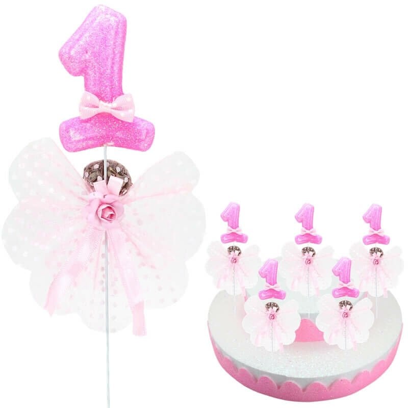 1 Yaş Lavantalı Çubuk Süs, Pembe