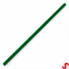 Şönil Çubuk 8 mm Kalınlık 30 cm Uzunluk, 100 adet - Yeşil