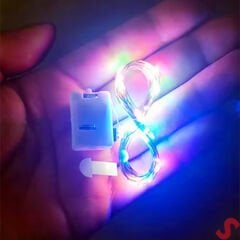 1 mt Multi Renk 10 Ledli Pilli Peri Led Işık
