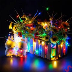 1 mt Multi Renk 10 Ledli Pilli Peri Led Işık