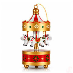Altın Mini Atlıkarınca, 8,5 cm x 3,5 cm - 1 Adet