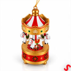 Altın Mini Atlıkarınca, 8,5 cm x 3,5 cm - 1 Adet