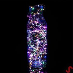 2 mt Multi Renk 20 Ledli Pilli Peri Led Işık